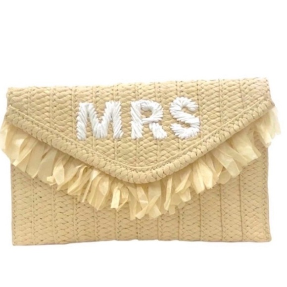 BTB Los Angeles The Mrs Straw Clutch Wallet - Picture 1 of 6